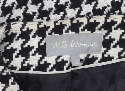Womens UK Size 10 Marks and Spencer Multicoloured Overcoat