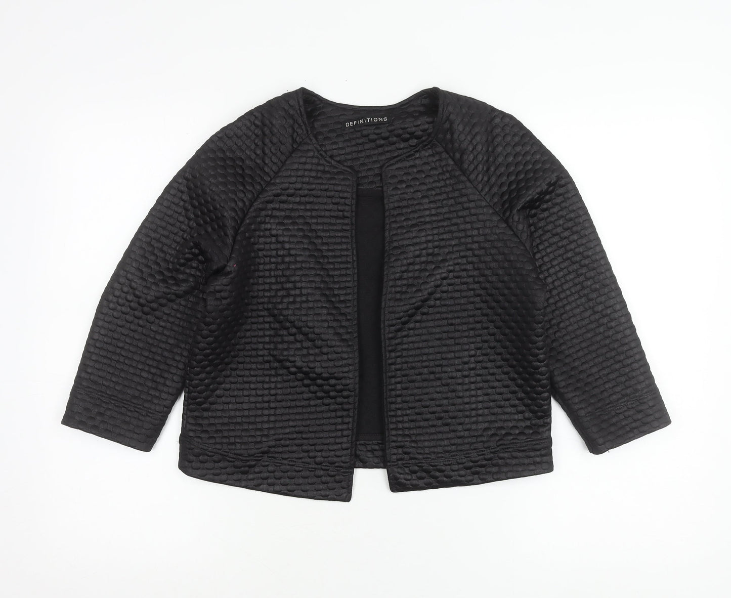 Definitions Women's Black Size 18 Textured Suit Jacket Workwear
