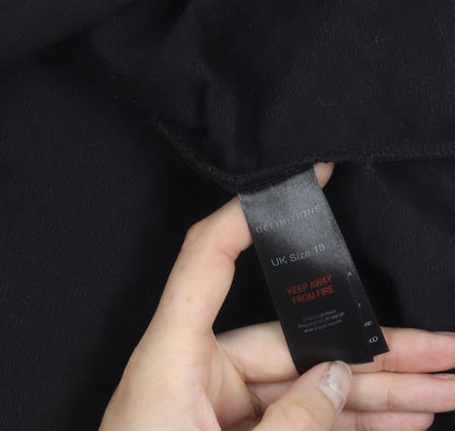 Definitions Women's Black Size 18 Textured Suit Jacket Workwear