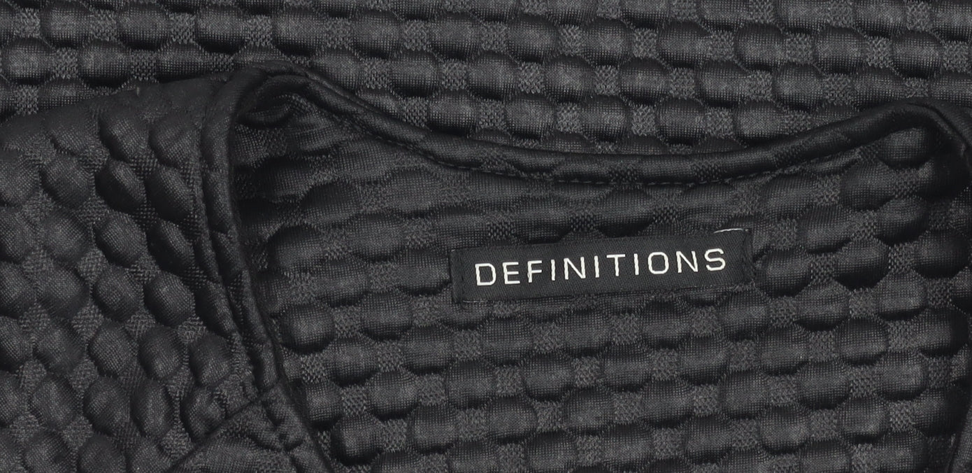 Definitions Women's Black Size 18 Textured Suit Jacket Workwear