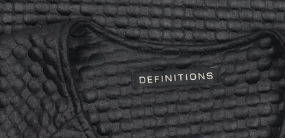 Definitions Women's Black Size 18 Textured Suit Jacket Workwear