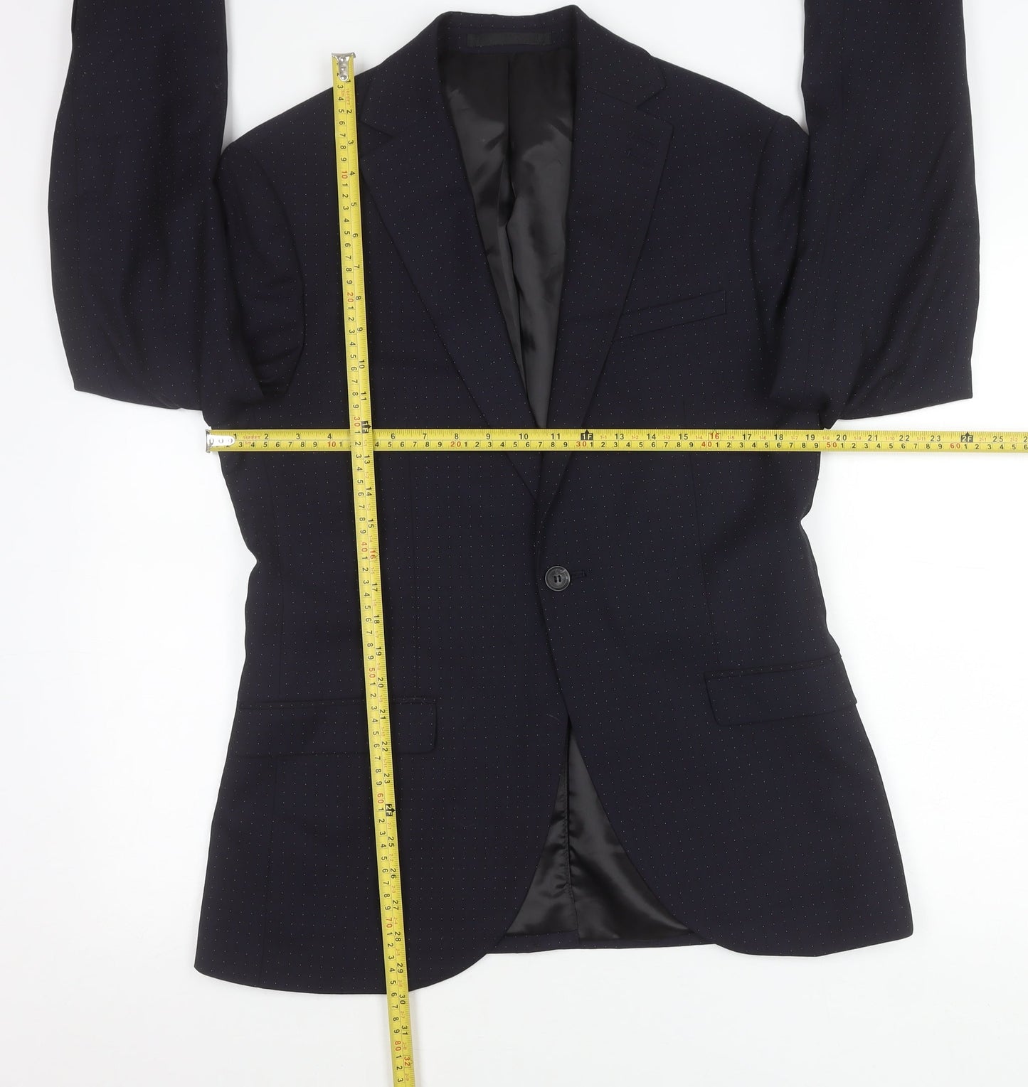 Topman Men’s Blue Slim Fit 38R Blazer Jacket Business Formal
