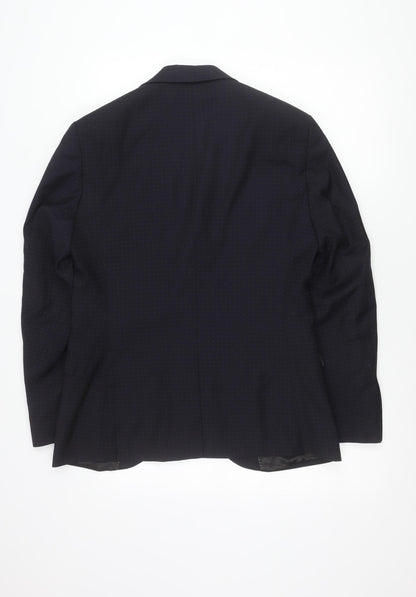 Topman Men’s Blue Slim Fit 38R Blazer Jacket Business Formal