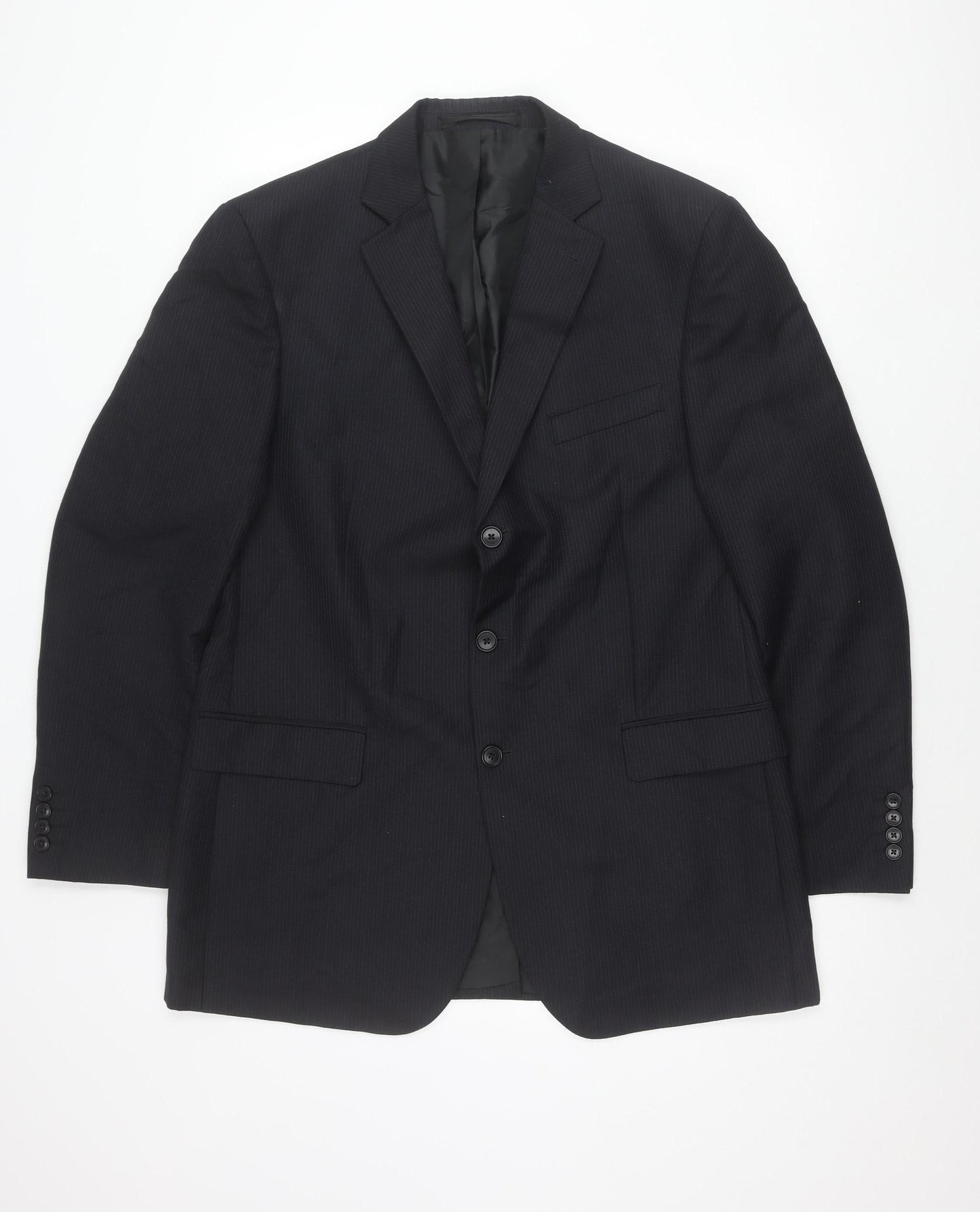 Marks & Spencer Men’s Navy 42 Long Blazer Jacket Classic Fit