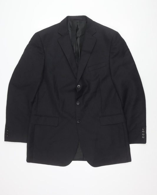 Marks & Spencer Men’s Navy 42 Long Blazer Jacket Classic Fit