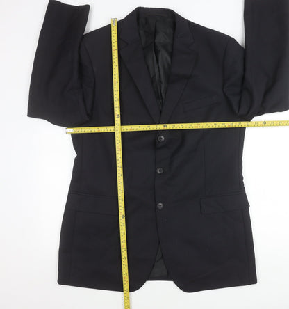 Marks & Spencer Men’s Navy 42 Long Blazer Jacket Classic Fit