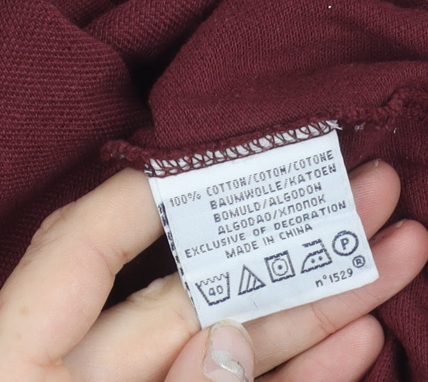 Ralph Lauren Men's Red Cotton Polo Shirt Size S Short Sleeve Classic