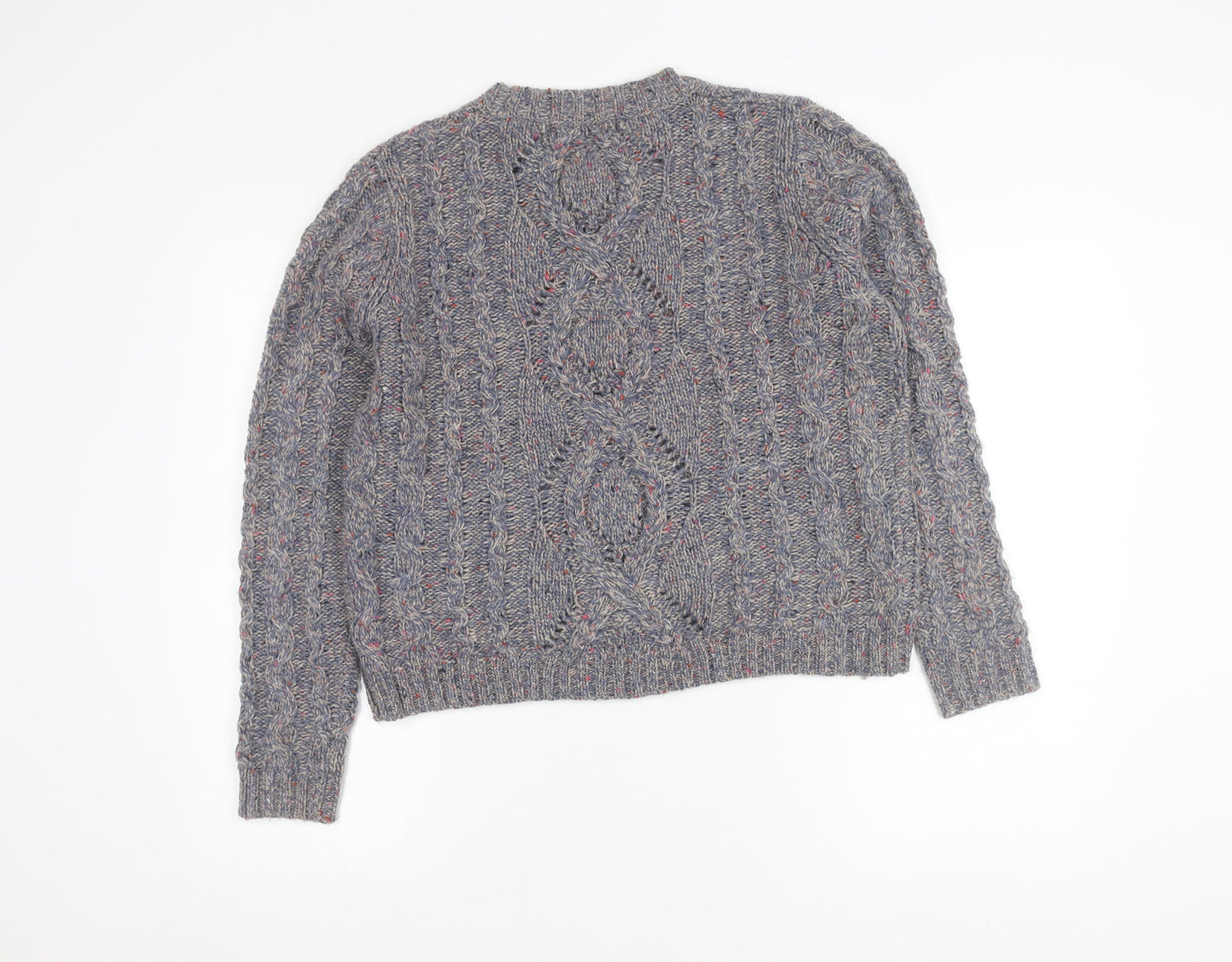 Womens UK Size 14 Marks and Spencer Purple Pullover Jumper