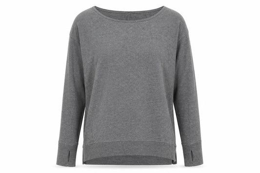 Sweaty Betty Women’s Grey XS Pullover Sweatshirt Modal Cotton Blend