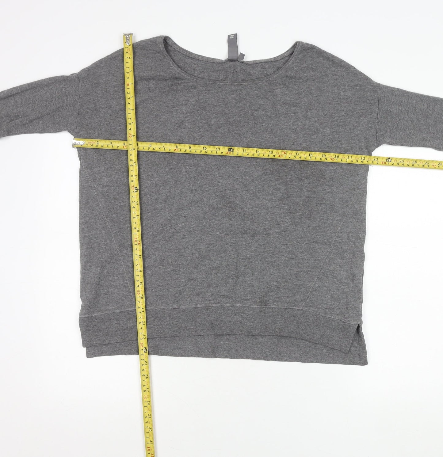 Sweaty Betty Women’s Grey XS Pullover Sweatshirt Modal Cotton Blend