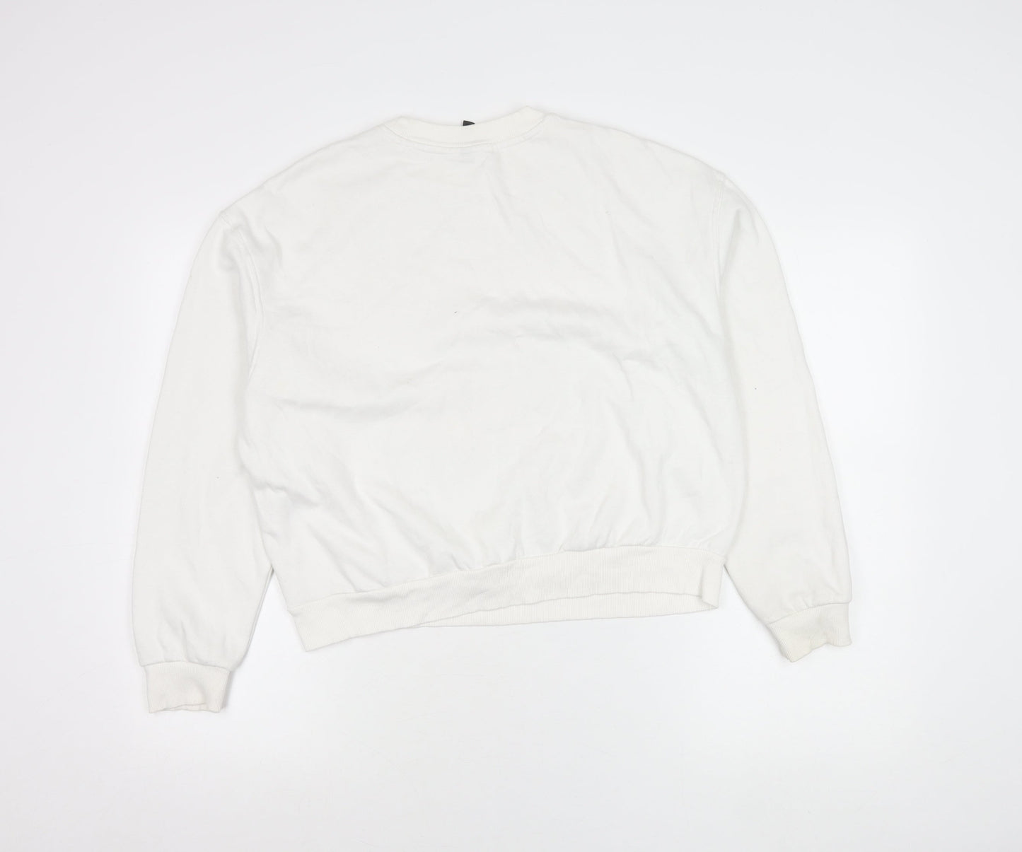 H&M Divided NASA White Graphic Print Sweatshirt Unisex Kids L