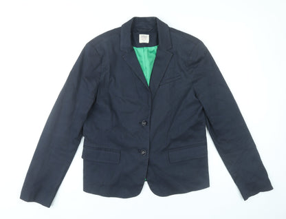Gap Womens Blue Blazer UK 16 Modern Tailored Workwear Jacket