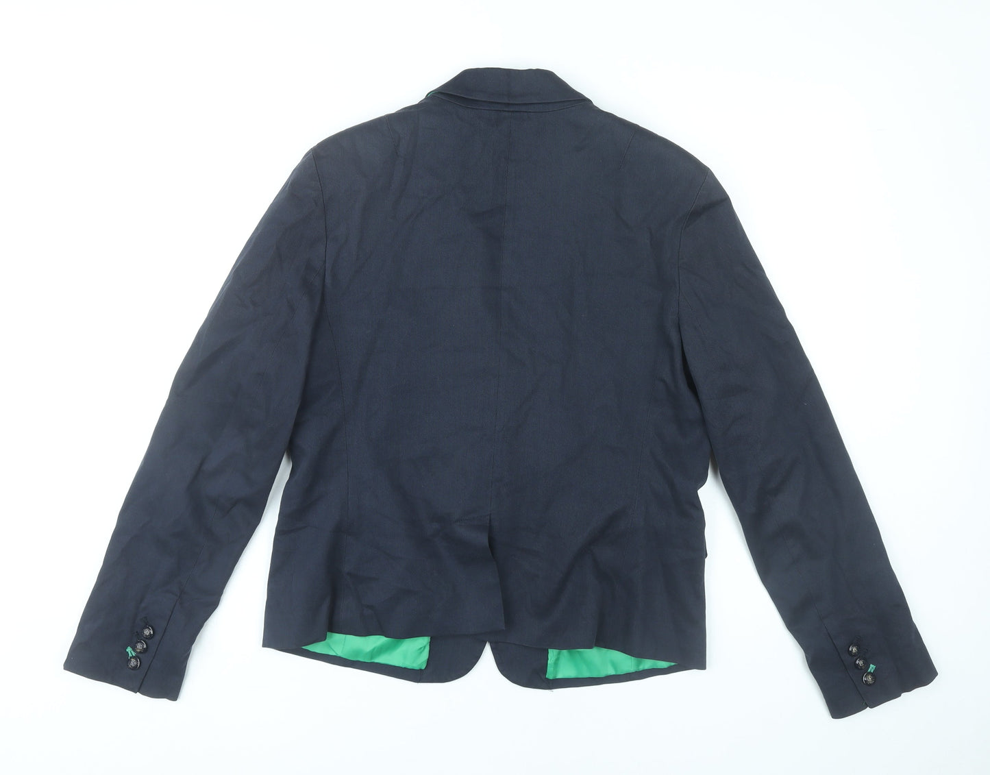 Gap Womens Blue Blazer UK 16 Modern Tailored Workwear Jacket