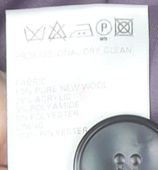 Marks & Spencer Womens Multicoloured Wool Tweed Blazer UK 12