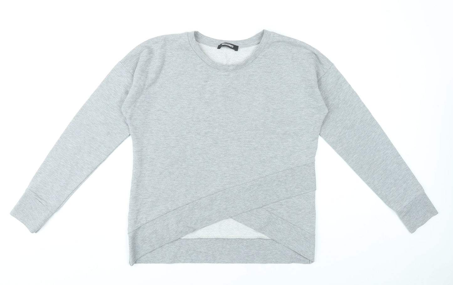 Missguided Women’s Grey M/L Sweatshirt Pullover Crew Neck