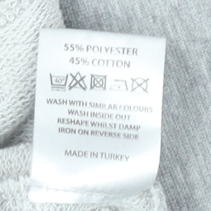 Missguided Women’s Grey M/L Sweatshirt Pullover Crew Neck