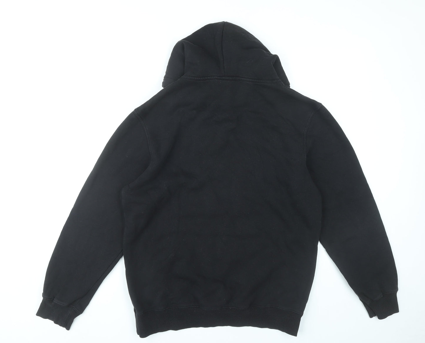 Mens UK Size M H&M Black Pullover Hoodie