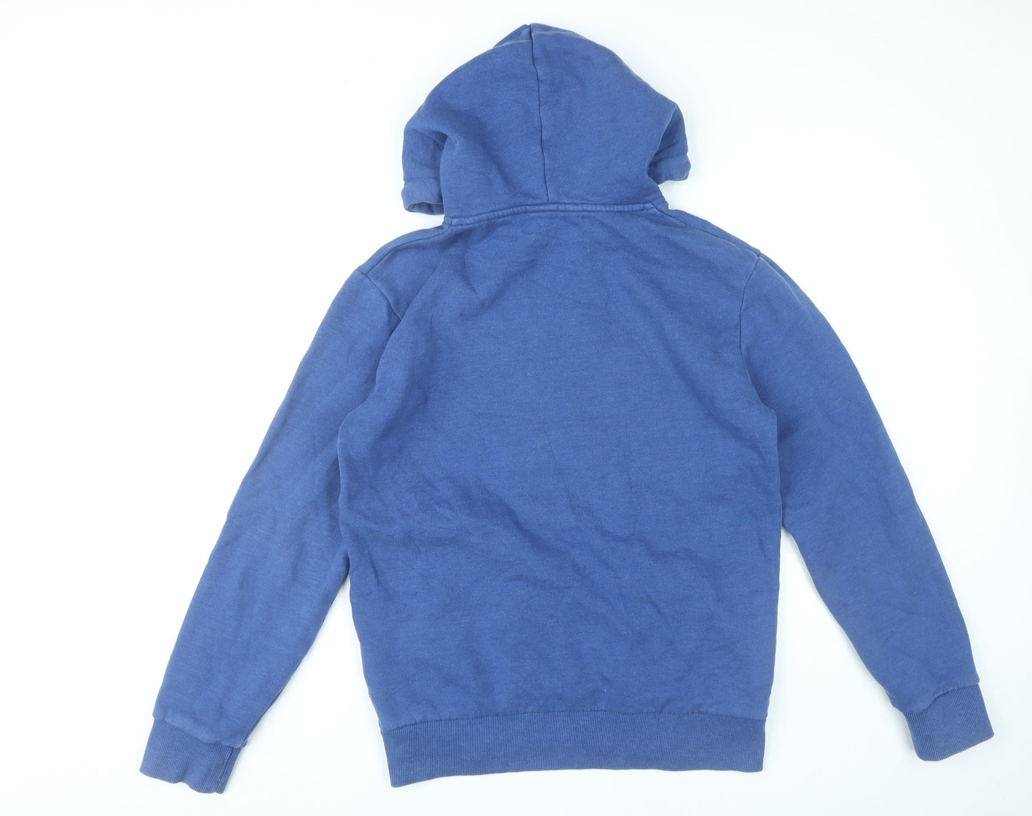 Superdry Mens Blue Pullover Hoodie M Adventure Graphic Logo