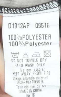 AX Paris Women Grey Animal Print Shift Mini Dress Size 14