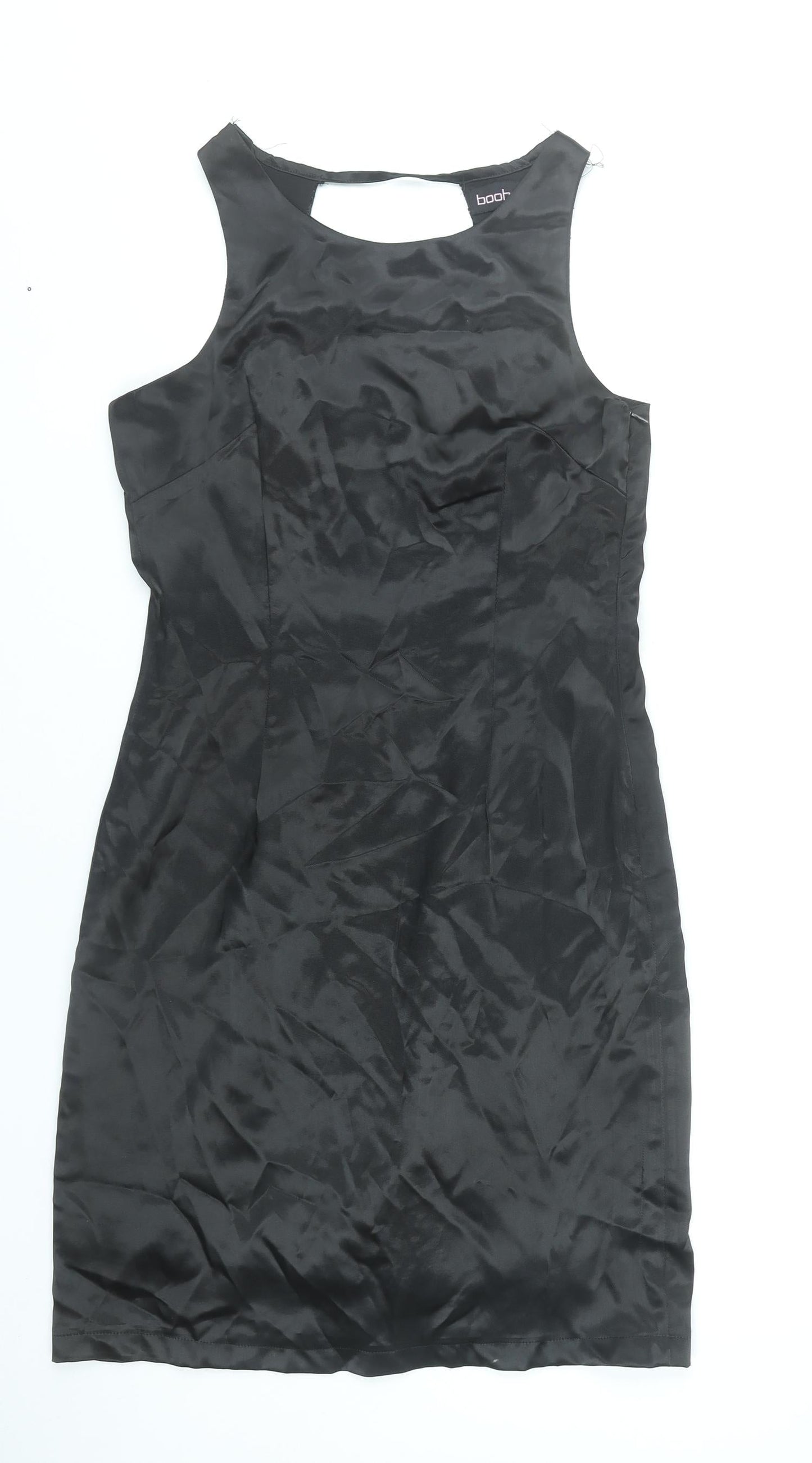 Boohoo Women’s Black Size 8 Bodycon Sleeveless Short Dress
