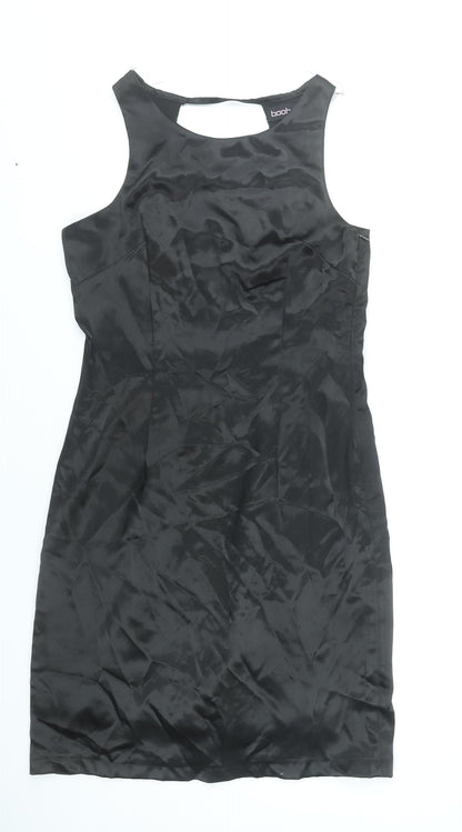 Boohoo Women’s Black Size 8 Bodycon Sleeveless Short Dress