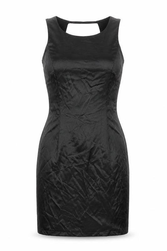 Boohoo Women’s Black Size 8 Bodycon Sleeveless Short Dress