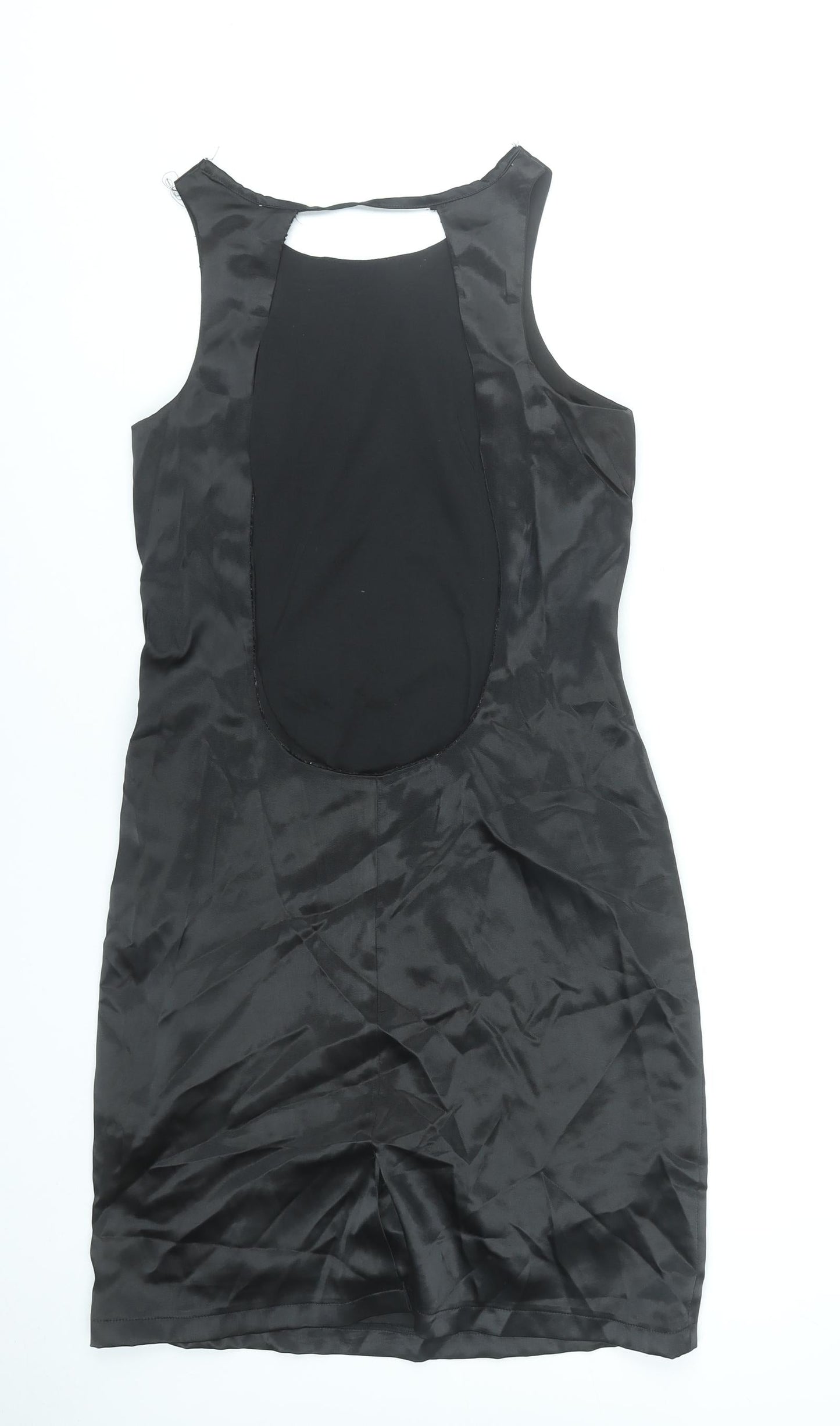 Boohoo Women’s Black Size 8 Bodycon Sleeveless Short Dress