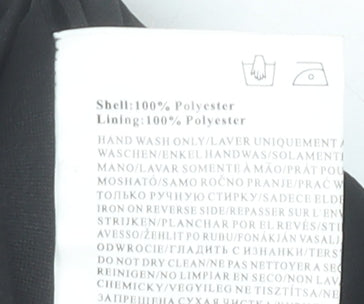 Boohoo Women’s Black Size 8 Bodycon Sleeveless Short Dress