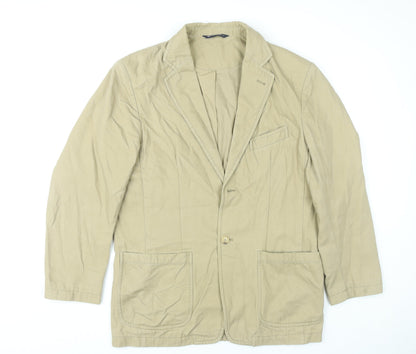 Mens UK Size 39 Marks and Spencer Beige Basic Jacket