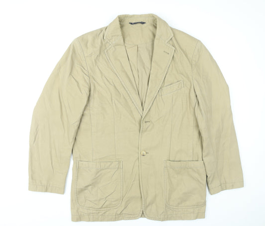 Mens UK Size 39 Marks and Spencer Beige Basic Jacket