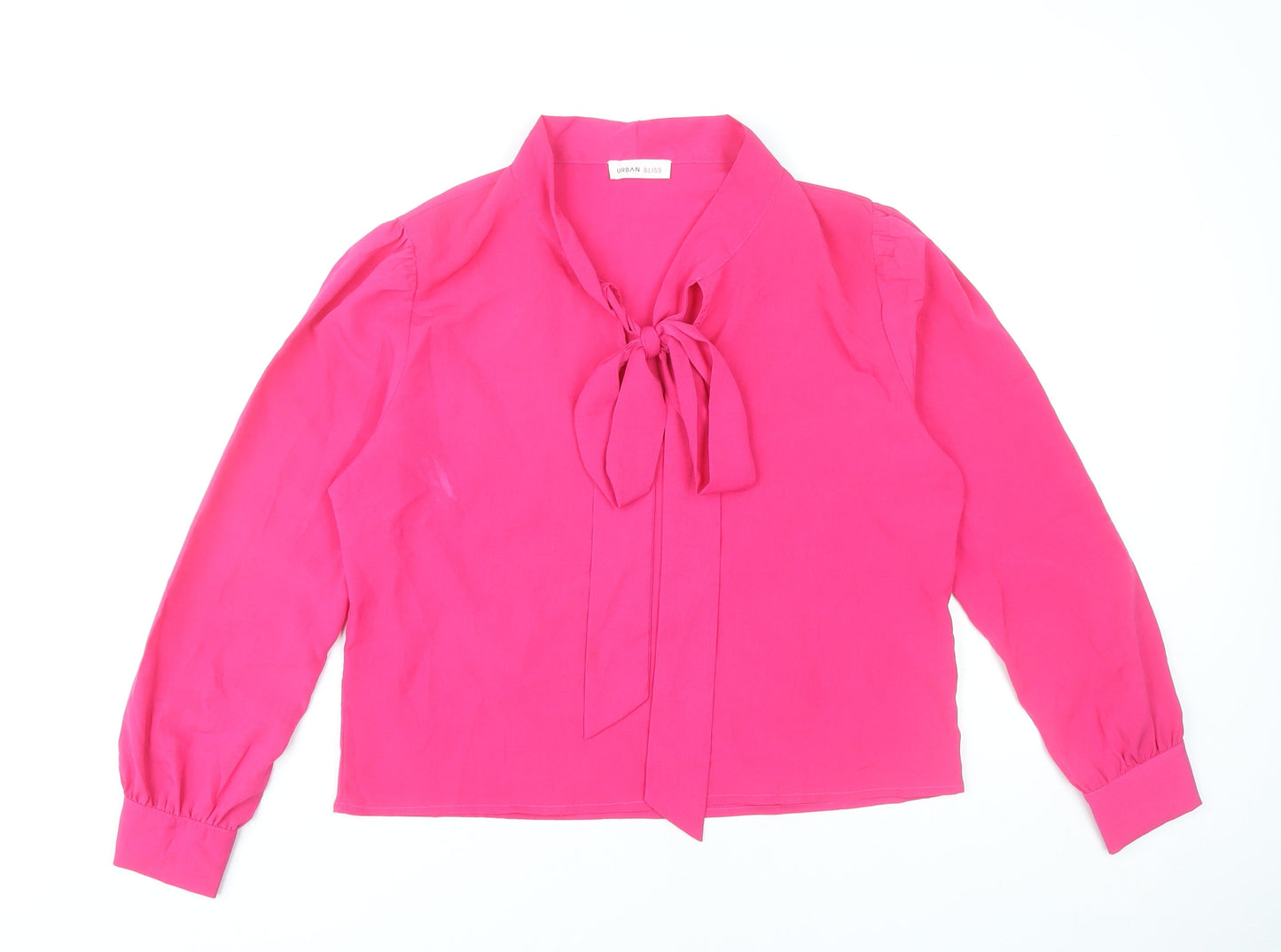 Womens UK Size 14 Urban Bliss Pink Tunic Blouse