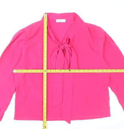 Womens UK Size 14 Urban Bliss Pink Tunic Blouse