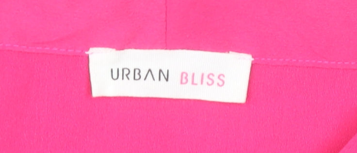 Womens UK Size 14 Urban Bliss Pink Tunic Blouse