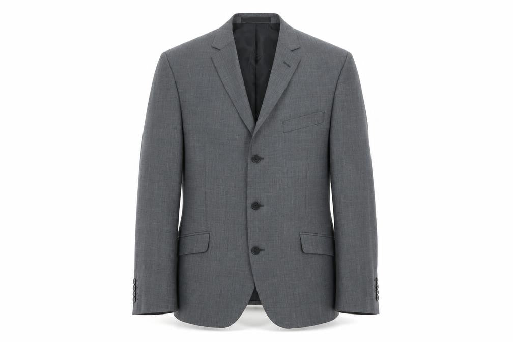 Marks and Spencer Men Grey Wool Blend Blazer Jacket 42 M Regular