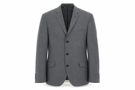 Marks and Spencer Men Grey Wool Blend Blazer Jacket 42 M Regular