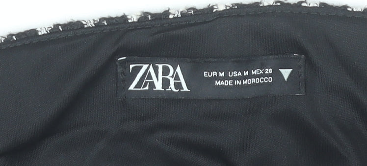 Womens UK Size 12 Zara Straight & Pencil Tweed Skirt