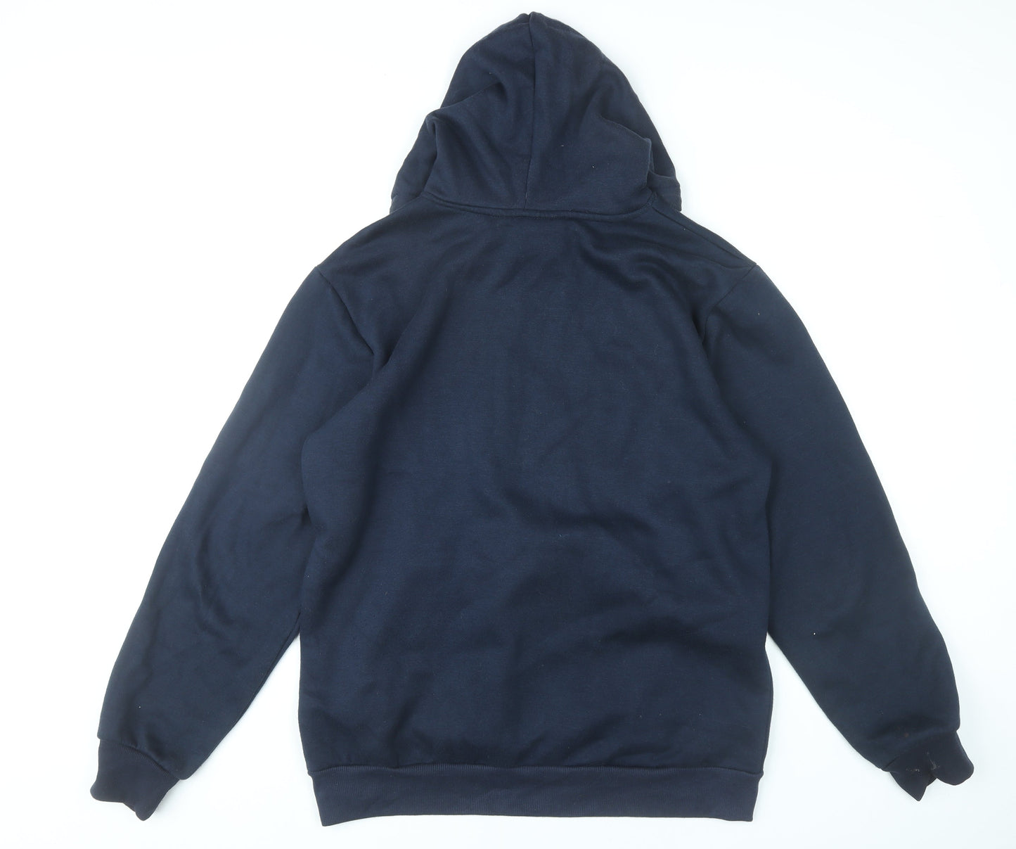 X-Mail Men's Blue Pullover Hoodie L Graphic College Style