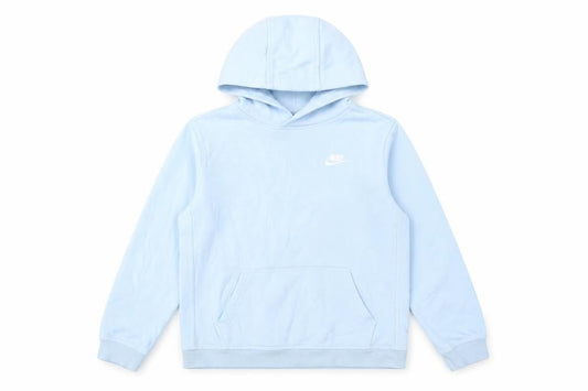 Nike Boys Blue Pullover Hoodie XL 158-170cm Fleece Cotton Blend