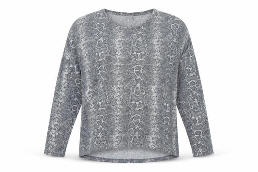 Womens UK Size S Soyaconcept Grey Basic T-Shirt