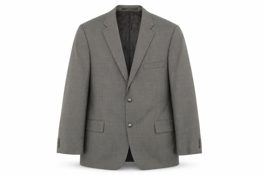 Return Men's Brown Check Blazer Size 38 Regular Fit Notch Lapel