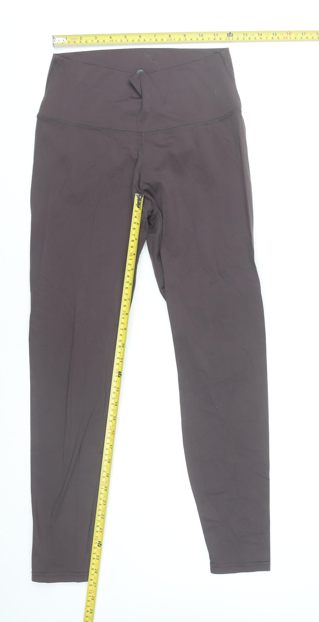 Athlecia Womens Brown Slim Fit Leggings Size 12 Activewear