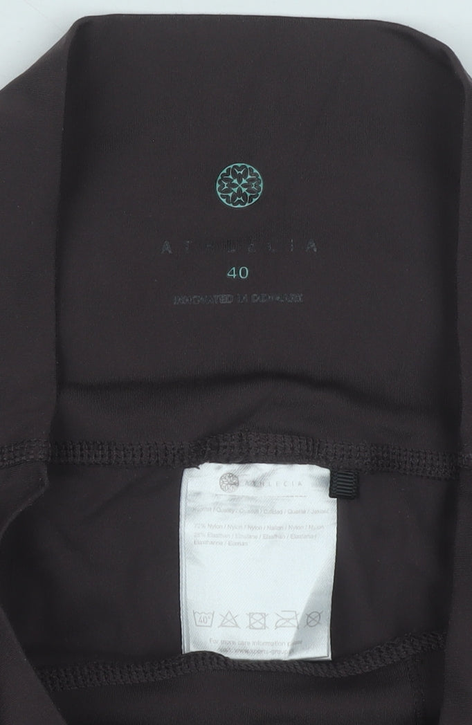 Athlecia Womens Brown Slim Fit Leggings Size 12 Activewear