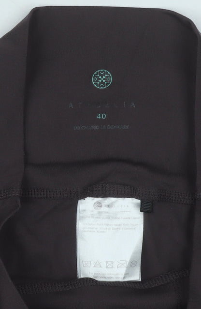 Athlecia Womens Brown Slim Fit Leggings Size 12 Activewear