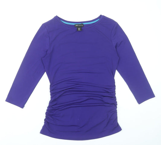 Womens UK Size M Jones New York Purple Basic T-Shirt