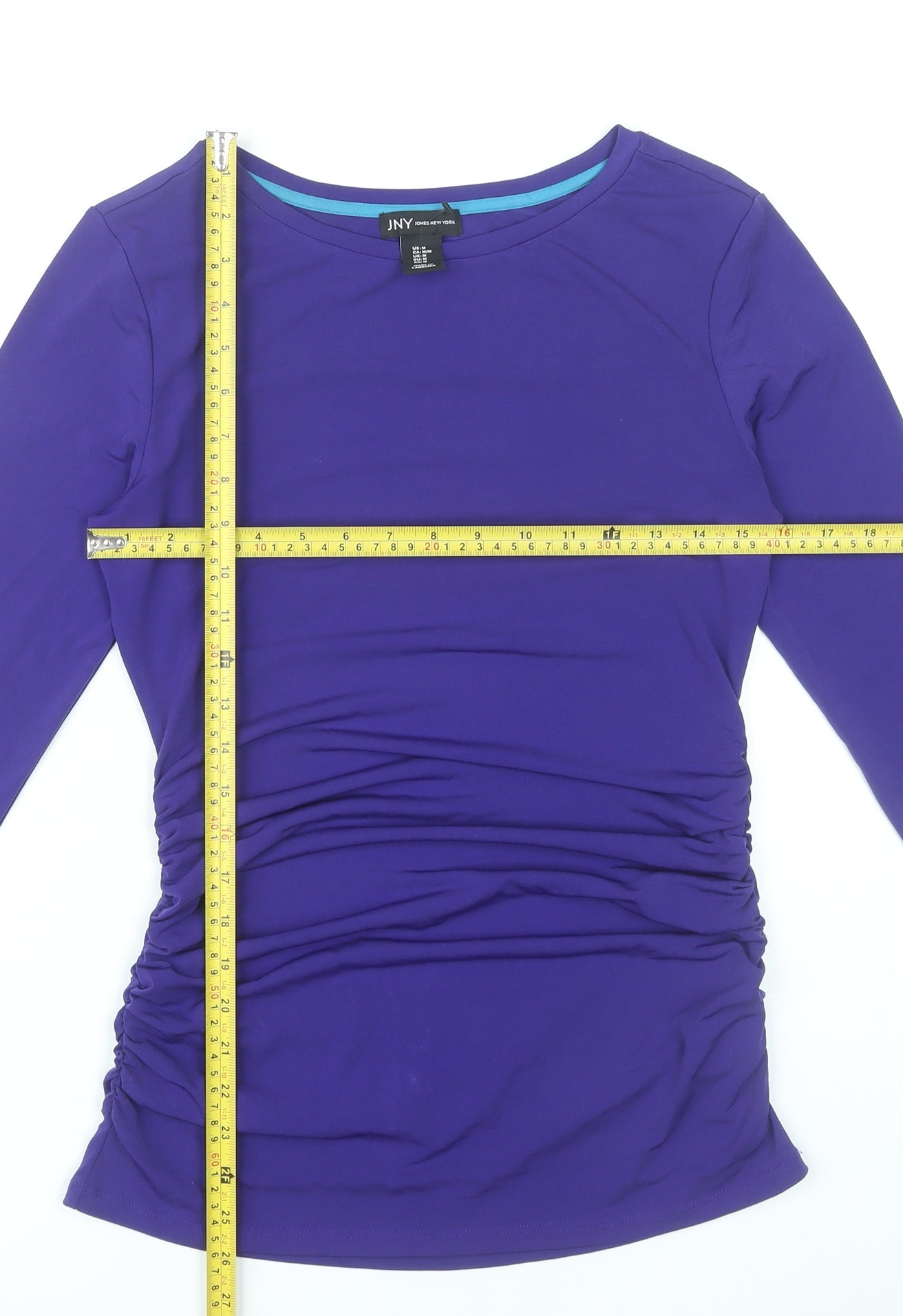 Womens UK Size M Jones New York Purple Basic T-Shirt