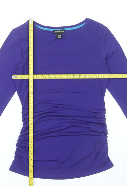 Womens UK Size M Jones New York Purple Basic T-Shirt