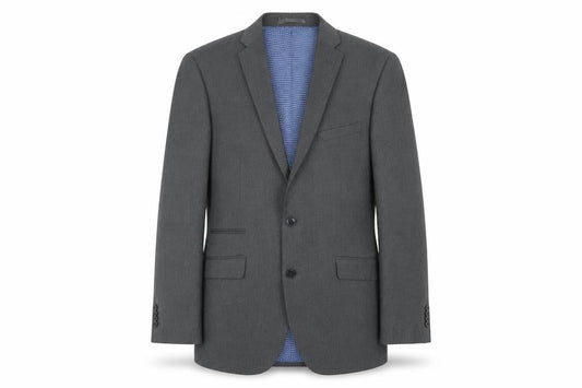 Front view of Taylor & Wright Men's Grey 38R Blazer Jacket Regular Fit