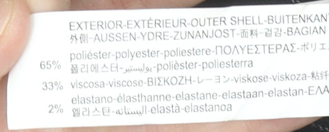 Stradivarius Women’s Black Pinstripe Double-Breasted Blazer Jacket S