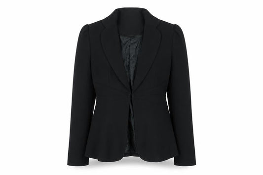 Biba Womens Black Slim Fit Blazer Jacket Size 12