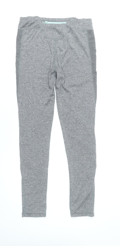 Ellesse Womens Grey Size 10 Slim Fit Activewear Leggings